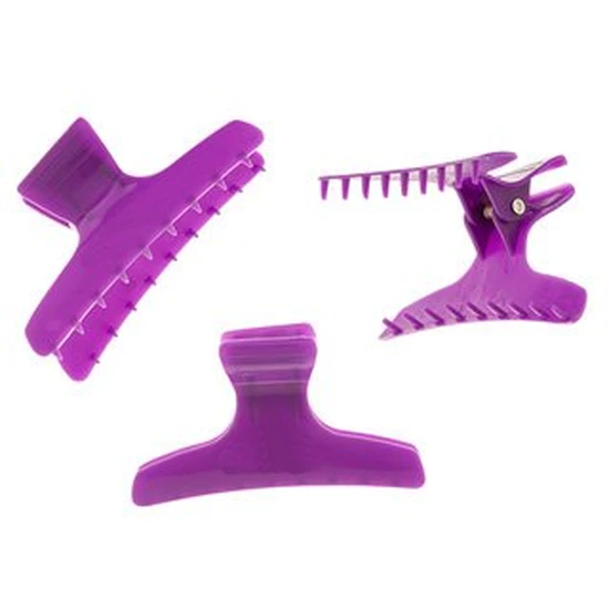Hair Tools Hairtools Butterfly Clamps Section Clips Purple Large