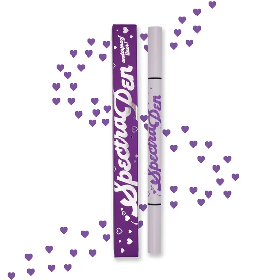 Glisten Cosmetics Purple Spectra Pen Heart Stamp Liner