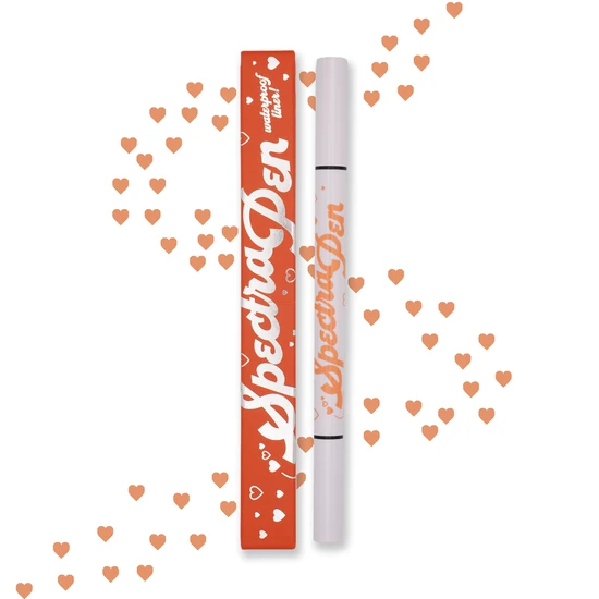 Glisten Cosmetics Orange Spectra Pen Heart Stamp Liner
