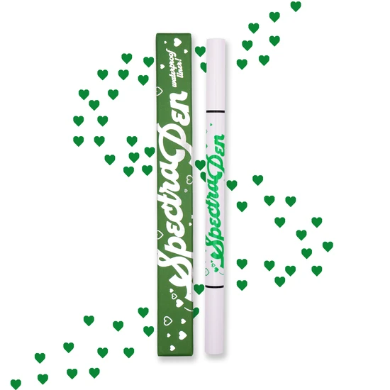 Glisten Cosmetics Green Spectra Pen Heart Stamp Liner