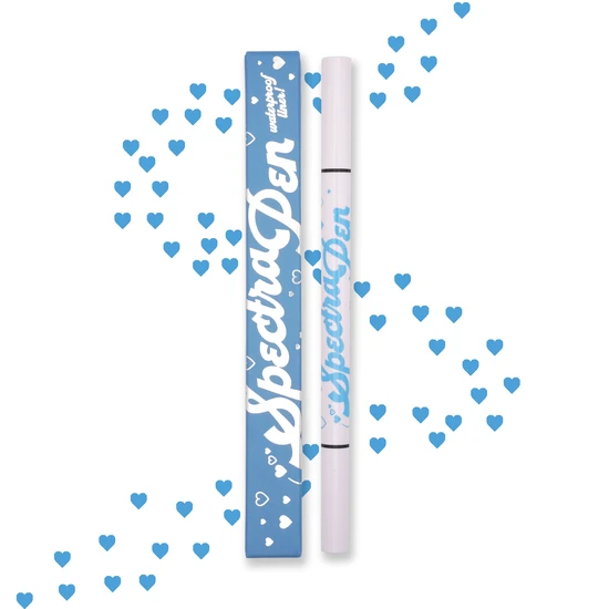 Glisten Cosmetics Blue Spectra Pen Heart Stamp Liner