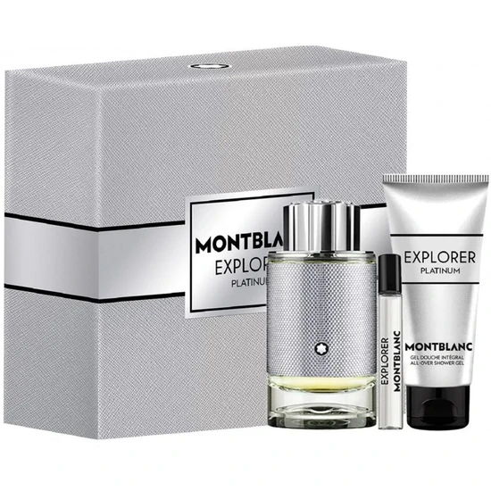 Montblanc Explorer Platinum Eau De Parfum Gift Set