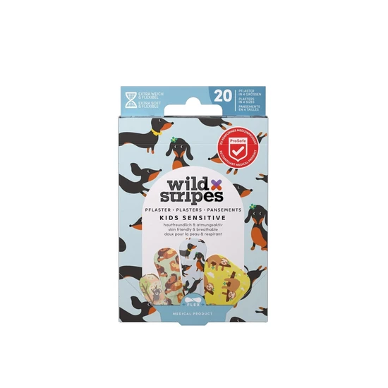 Wild Stripes Kids Sensitive Plasters Animal Fun