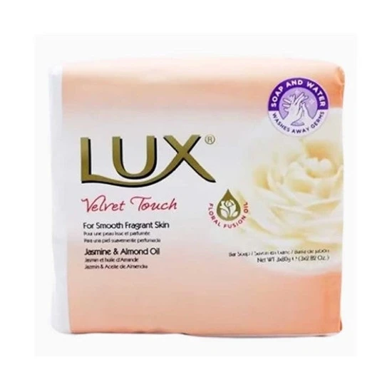 Lux Velvet Touch Soap Bar With Jasmine & Almond Oil
