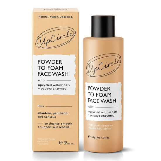UpCircle Beauty Powder To Foam Face Wash With Willow Bark & Papaya Enzymes
