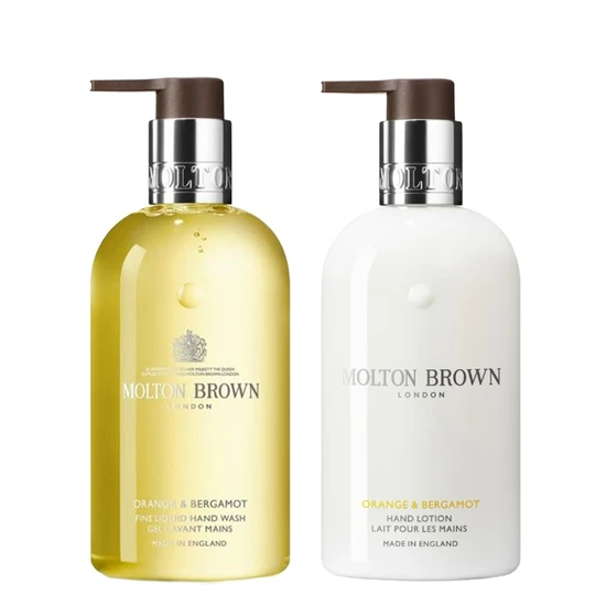 Molton Brown Orange & Bergamot Fine Liquid Hand Wash & Hand Lotion Duo