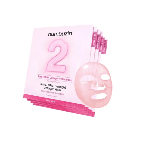 Numbuzin No.2 Rose PDRN Overnight Collagen Gel Mask