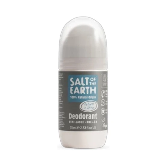 Salt Of The Earth Natural Deodorant Roll On Vetiver & Citrus