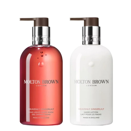Molton Brown Heavenly Gingerlily Fine Liquid Hand Wash & Hand Lotion Duo