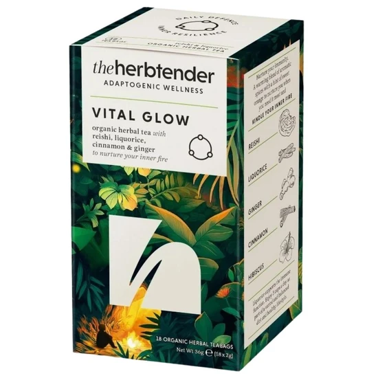 The Herbtender Vital Glow Organic Herbal Teabags