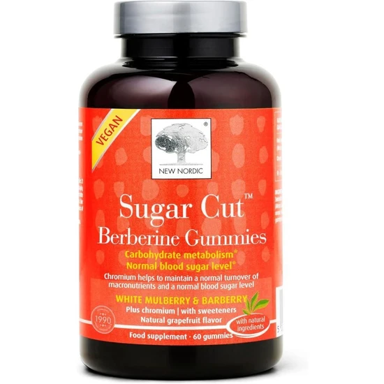 New Nordic Sugar Cut Berberine Gummies