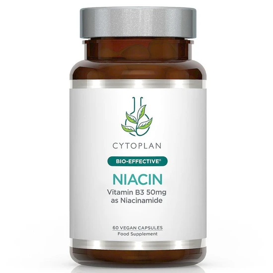 Cytoplan Niacin Vitamin B3 50mg Capsules