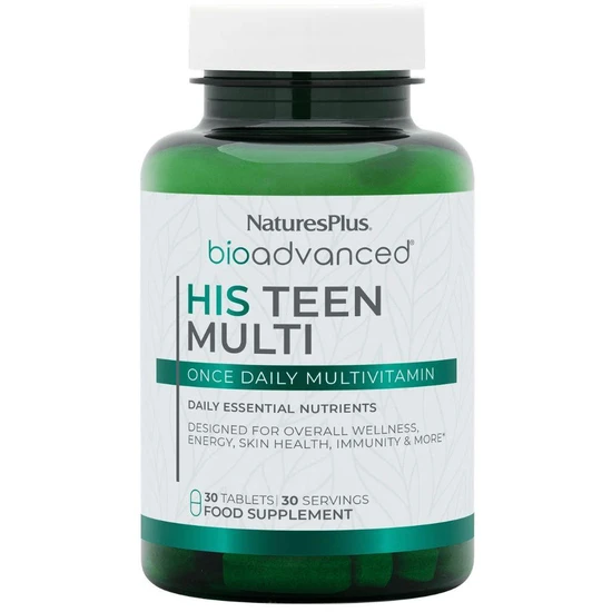 Nature's Plus NaturesPlus BioAdvanced His Teen Multi Tablets