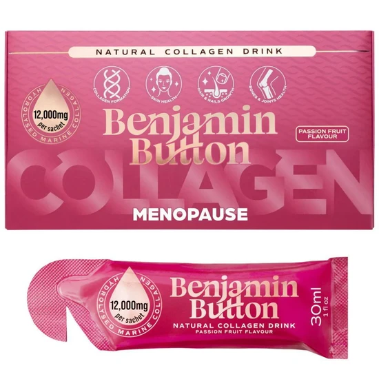 Benjamin Button Menopause Support Marine Collagen Liquid Sachets