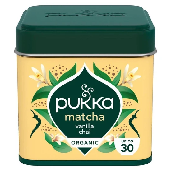 Pukka Matcha Vanilla Chai Ceremonial Grade Tea Powder