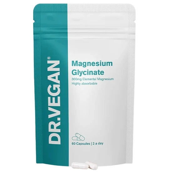 Dr Vegan Magnesium Glycinate 300mg Capsules