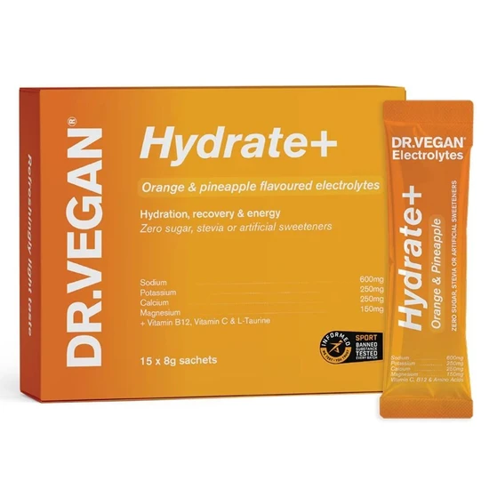 Dr Vegan Hydrate+ Orange & Pineapple Sachets