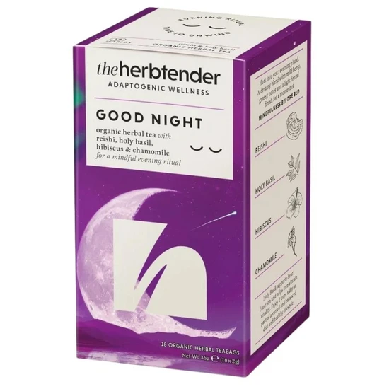 The Herbtender Good Night Organic Herbal Teabags