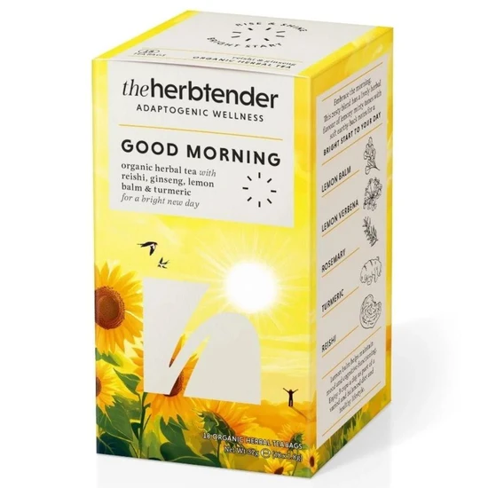 The Herbtender Good Morning Organic Herbal Teabags
