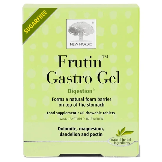 New Nordic Frutin Gastro Gel Chewable Tablets 60 Tablets