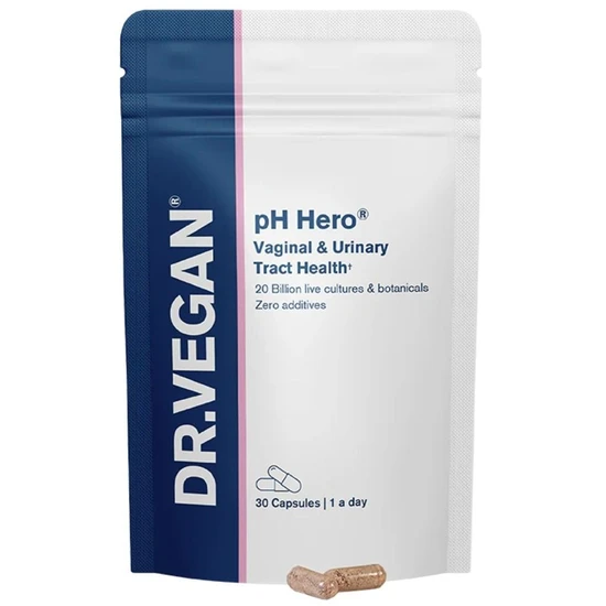 Dr Vegan Dr. Vegan pH Hero Vaginal Health & UTI Support Capsules