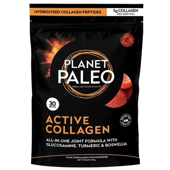 Planet Paleo Active Collagen Powder Strawberry