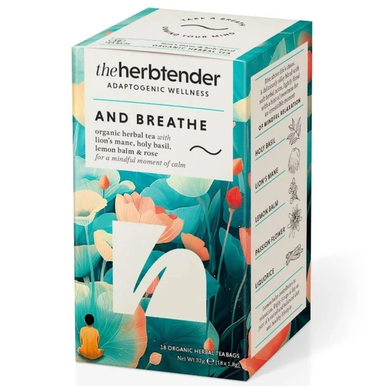The Herbtender Breathe Organic Herbal Teabags