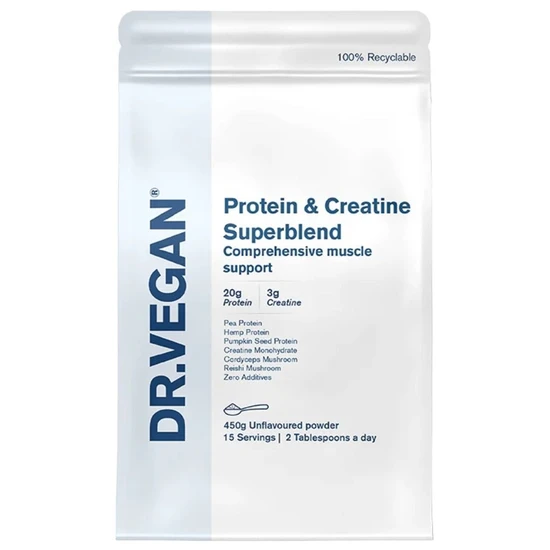 Dr Vegan Protein & Creatine Superblend Supplement
