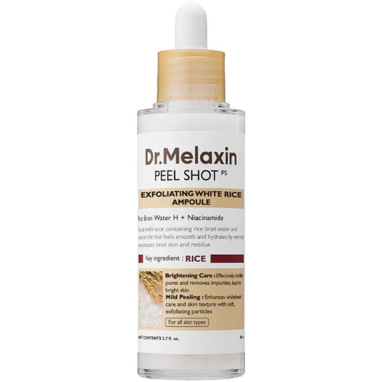 Dr.Melaxin Peel Shot Exfoliating White Rice Ampoule