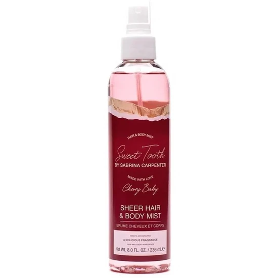 Sabrina Carpenter Sweet Tooth Cherry Baby Body Mist