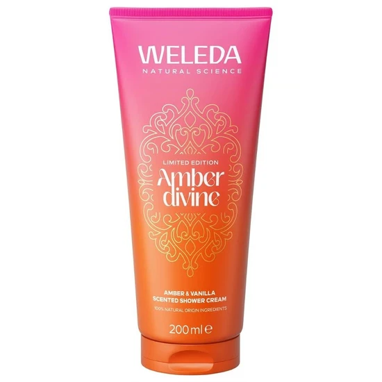 Weleda Amber Divine Shower Gel With Amber & Vanilla
