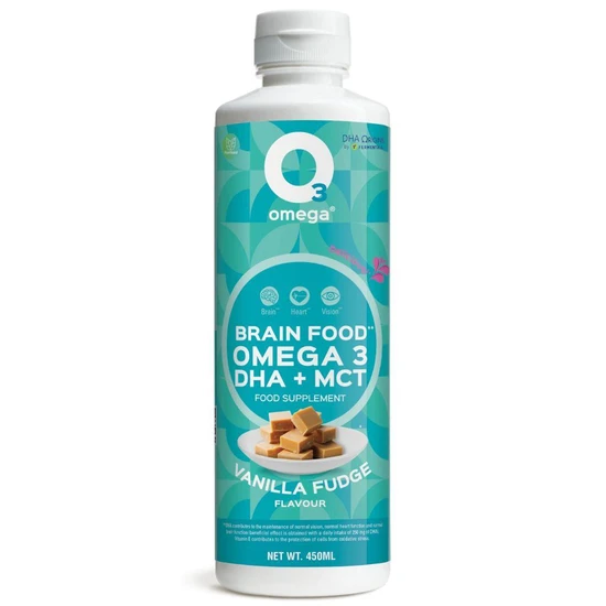 O3Omega Brain Food Omega 3, DHA + MCT