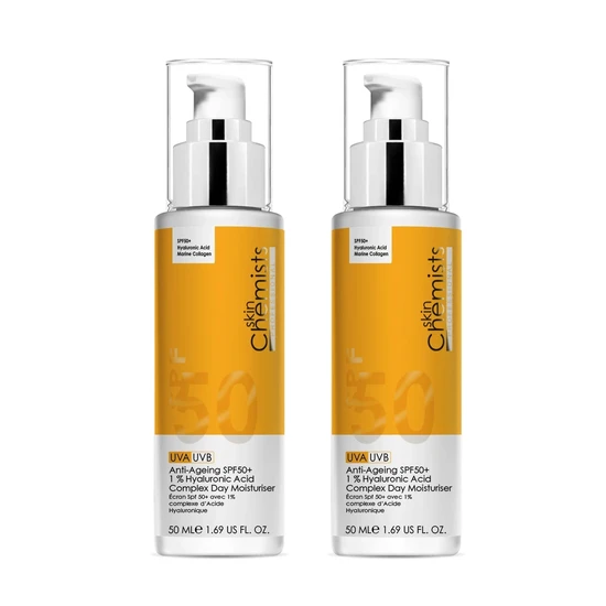 skinChemists Anti-Ageing SPF 50 1% Hyaluronic Acid Day Moisturiser