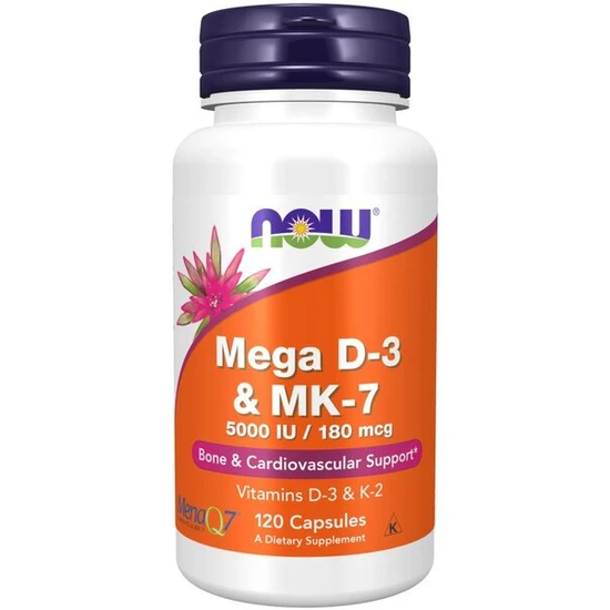 NOW Foods Mega D-3 & MK-7