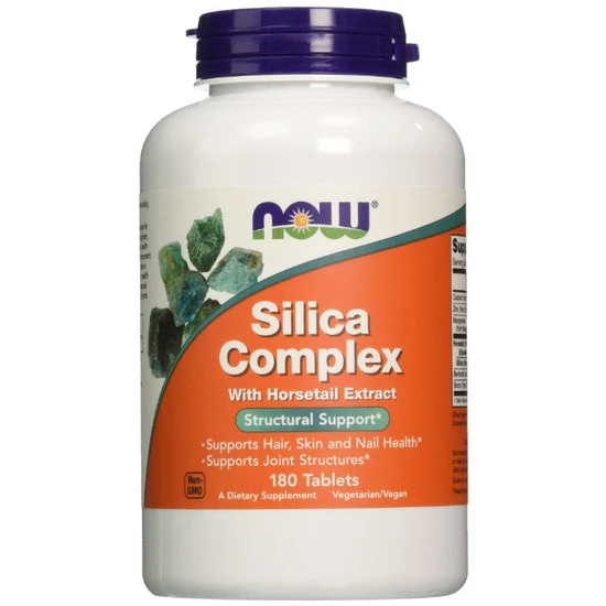 NOW Foods Silica Complex With Horsetail Extract Tablets