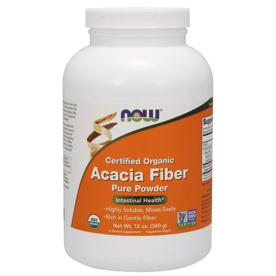 NOW Foods Acacia Fibre Organic Powder