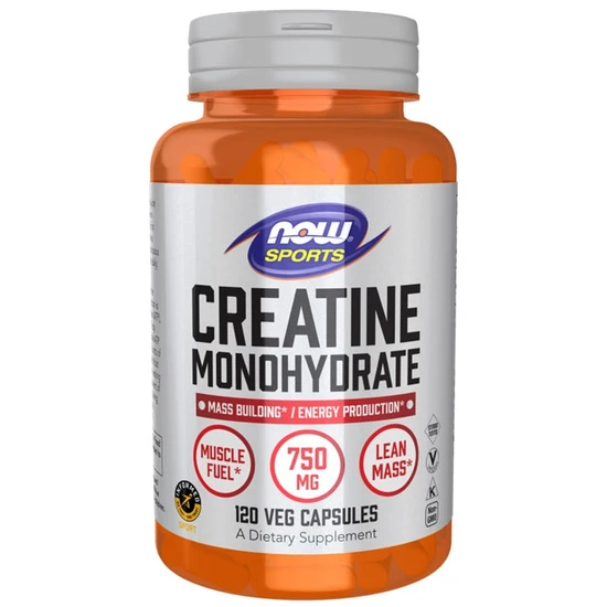 NOW Foods Creatine Monohydrate, 750mg Vegicaps