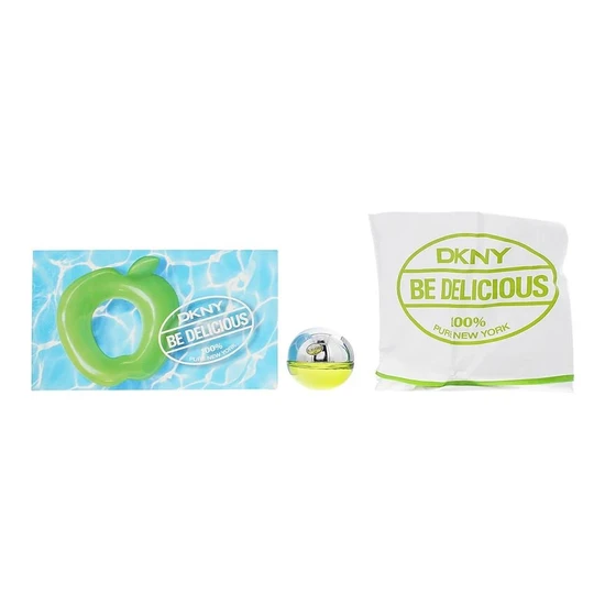 DKNY Be Delicious Gift Set Eau De Parfum + Beach Ball