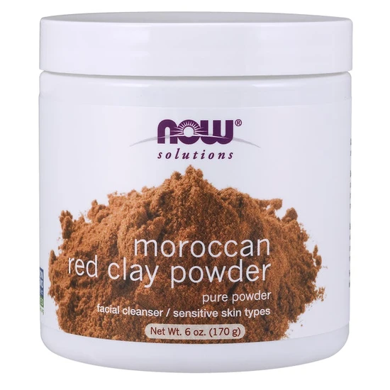 NOW Foods Red Clay Powder Moroccan