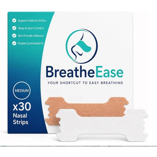 BreatheEase Nasal Strips Medium