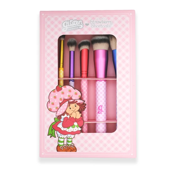 Glisten Cosmetics Brush Set Strawberry Shortcake