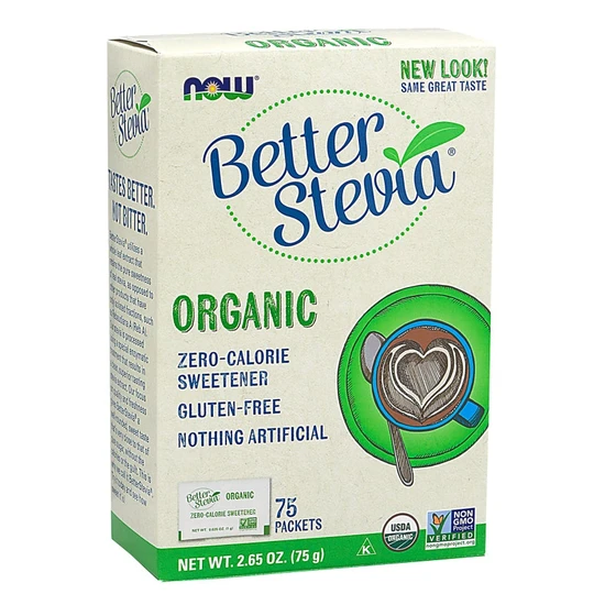 NOW Foods Better Stevia Packets, Organic