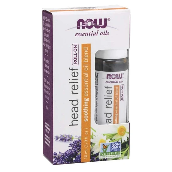 NOW Foods Essential Oil, Head Relief Blend Roll-On