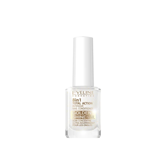 Eveline Nail Therapy 8-In-1 Total Action Golden Shine