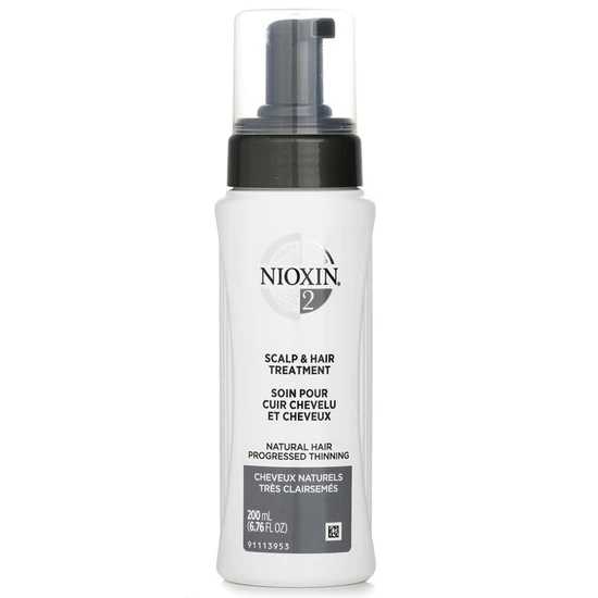 Nioxin Diameter System 2 Scalp & Hair Treatment Natural Hair, Progressed Thinning
