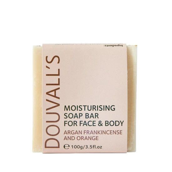 Douvall's Organic Argan Frankincense & Orange Soap