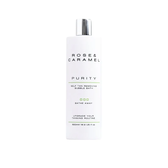 Rose & Caramel Purity Self Tan Removing Bubble Bath