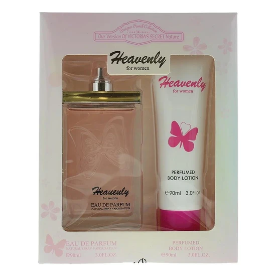 Designer French Collection Heavenly Eau De Parfum 90ml Gift Set