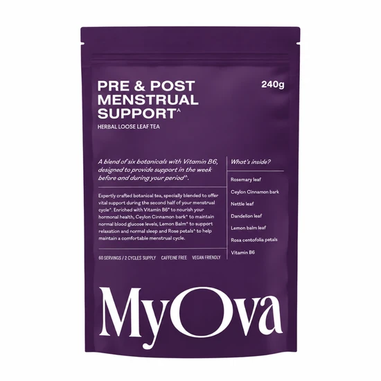 MyOva Pre & Post Mestrual Cyclle Support Tea
