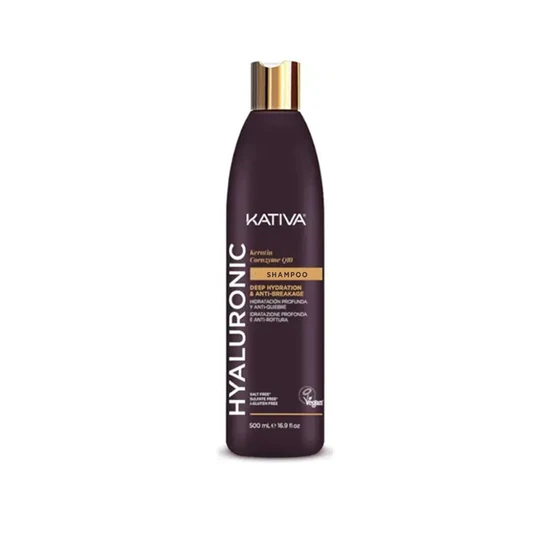 Kativa Hyaluronic Keratin Coenzyme Q10 Deep Hydration & Anti-Breakage Shampoo